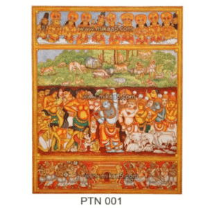 Krishna with Gopis Painting