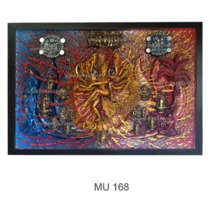 Adi Shiva Shakti Creation Of Galaxy Mural