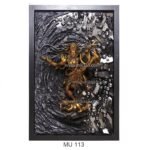 Ananda Tandava Shiva In Galaxy Mural
