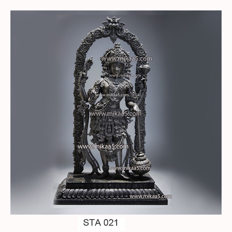 Dwarabalaga Statue Majestic Guardian Of Temple Entrances