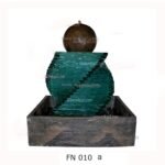 Glass And Stone Fountain