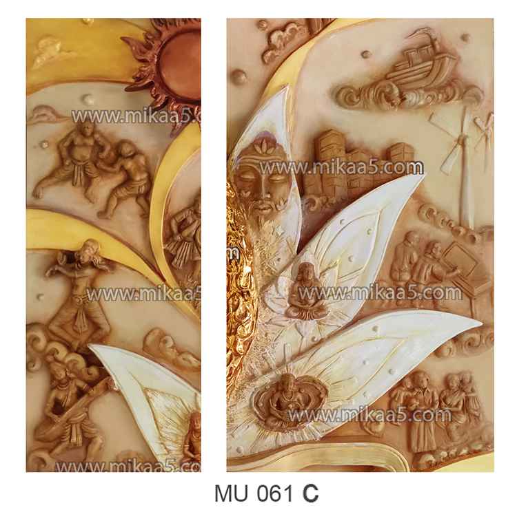 Gurur Brahma, Gurur Vishnu, Gurur Devo Maheshwaraha Mural - Image 2