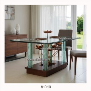 Lotus Glass Dinning Table