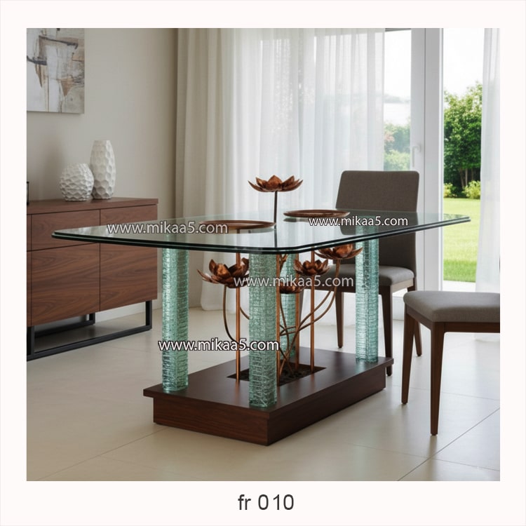 Lotus Glass Dinning Table