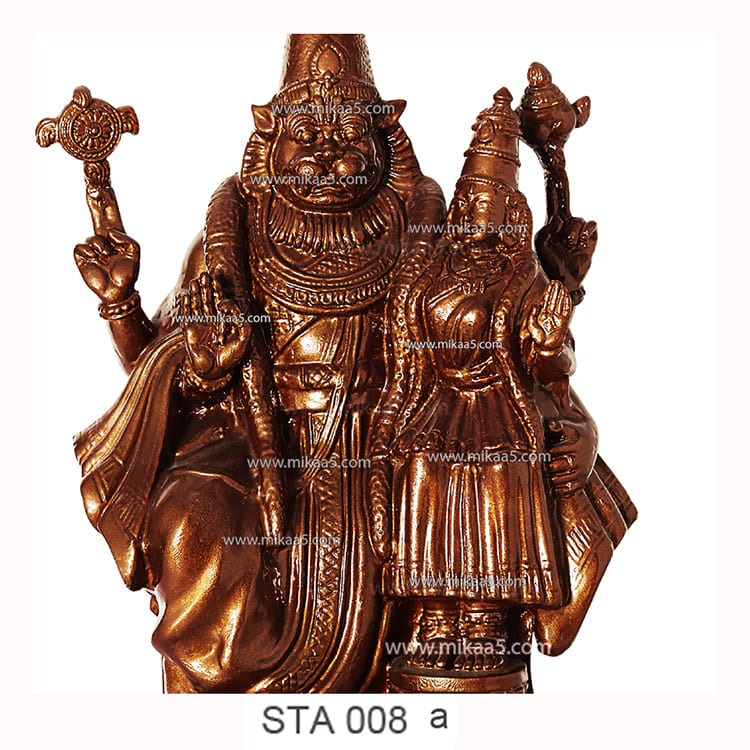 Narasimhar With Lakshmi Statue - Image 2