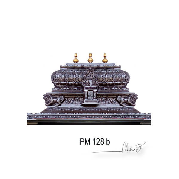 Majestic Handcrafted Temple Mandapam - Image 2