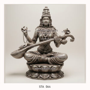 Saraswati Statue  Goddess Of Wisdom And Arts In Exquisite Craft