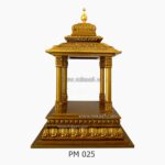 Small Space Pooja Mandapam With Pillar