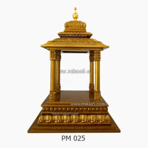 Small Space Pooja Mandapam With Pillar