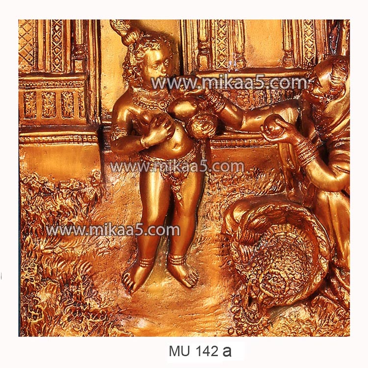 Fruitseller With Krishna Mural - Image 2