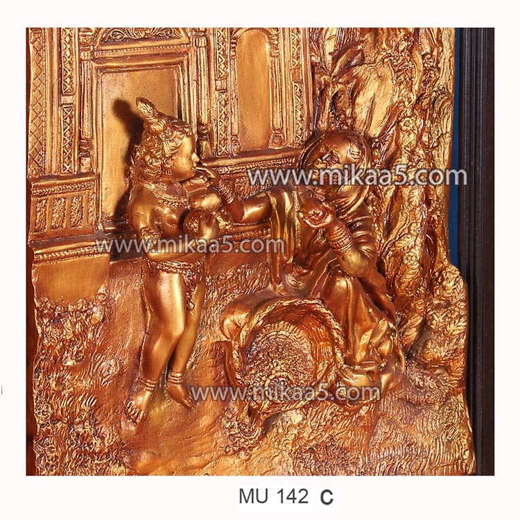 Fruitseller With Krishna Mural - Image 4