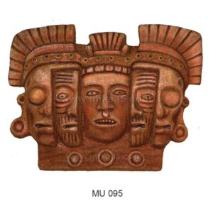 Mayan Three Faced Mask
