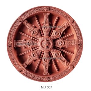 Sun Temple Time Wheel Wall Art